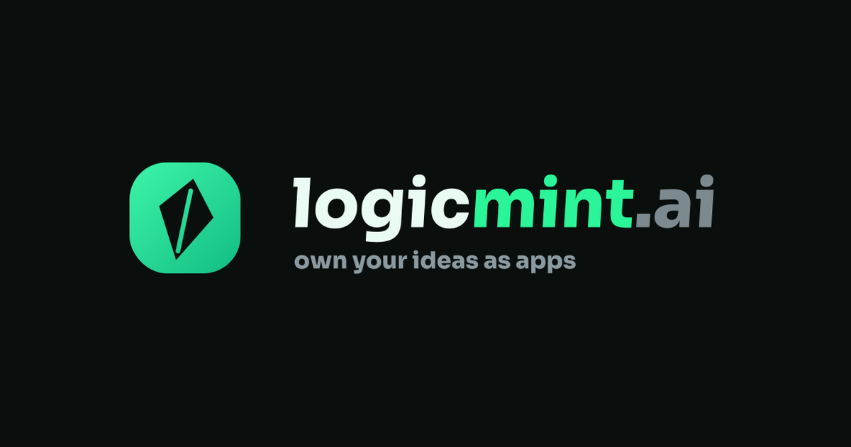 AI App Builder — Build an App From One Sentence | LogicMint