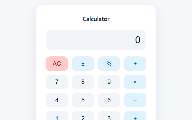 Calculator screenshot
